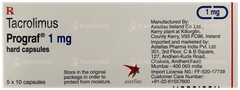 Prograf 1Mg Capsule 10