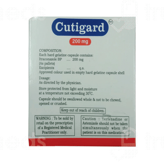 Cutigard 200 MG Capsule 7