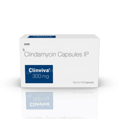 Clinviva 300 Mg Capsule 10