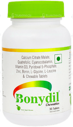 Bonydil Green Apple Flavour Chewable Tablet 30 Bonydil Green Apple Flavour Chewable Tablet 30