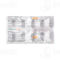 Crolimus 0.5mg Capsule 10 Crolimus 0.5mg Capsule 10