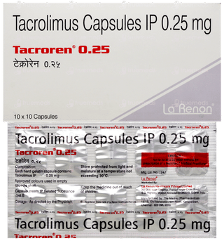 Tacroren 0.25 Capsule 10