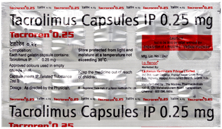 Tacroren 0.25 Capsule 10