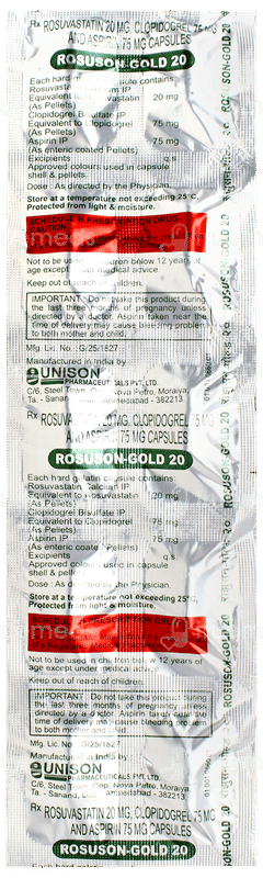 Rosuson Gold 20 Capsule 10 Rosuson Gold 20 Capsule 10