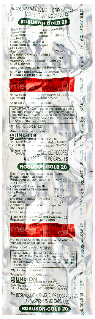 Rosuson Gold 20 Capsule 10