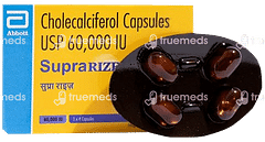 Supra Rize Cholecalciferol Usp 1500 MCG Capsule 4