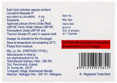 Lenvenib 4mg Capsule 7