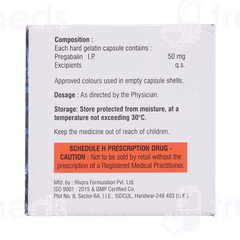Pregalodos 50 Capsule 10