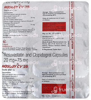 Rosloy Cv 20/75 MG Capsule 15