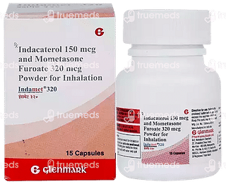 Indamet 320/150 MCG Capsule 15