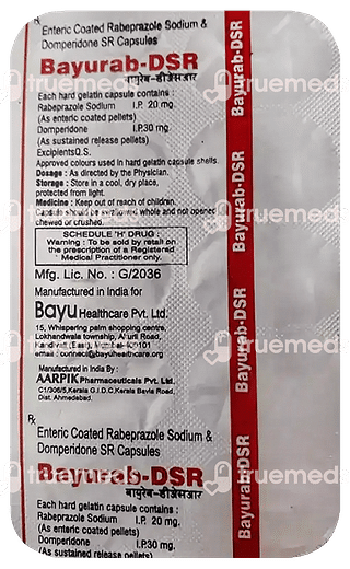 Bayurab Dsr 30/20 MG Capsule 10