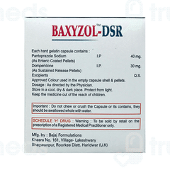 Baxyzol Dsr 30/40 MG Capsule 10