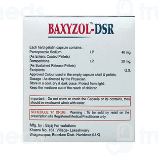 Baxyzol Dsr 30/40 MG Capsule 10