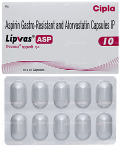 Lipvas Asp 10 Capsule 10