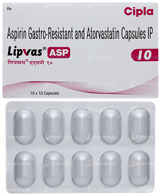 Lipvas Asp 10 Capsule 10