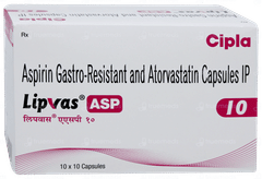 Lipvas Asp 10 Capsule 10