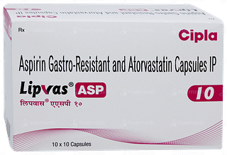 Lipvas Asp 10 Capsule 10