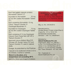 Caat Cv 20/75 Mg Capsule 15 Caat Cv 20/75 Mg Capsule 15