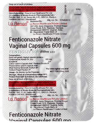 Fentigliv 600 Vaginal Capsule 1