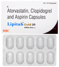 Lipitab Gold 20 Capsule 10