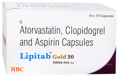 Lipitab Gold 20 Capsule 10
