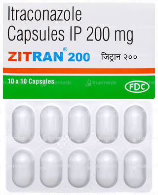 Zitran 200 Capsule 10