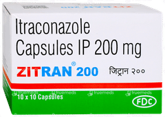 Zitran 200 Capsule 10