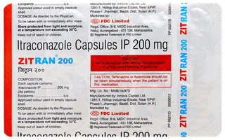 Zitran 200 Capsule 10