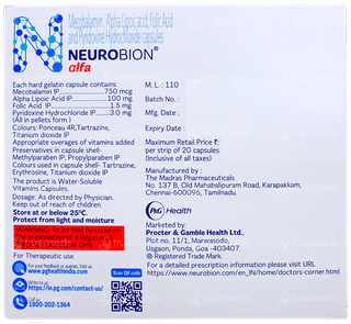 Neurobion Alfa Capsule 20