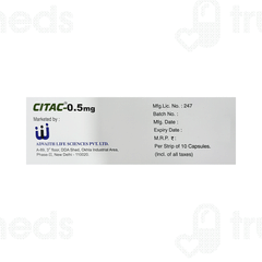 Citac 0.5 MG Capsule 10 Citac 0.5 MG Capsule 10