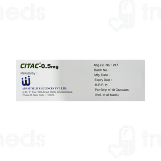 Citac 0.5 MG Capsule 10
