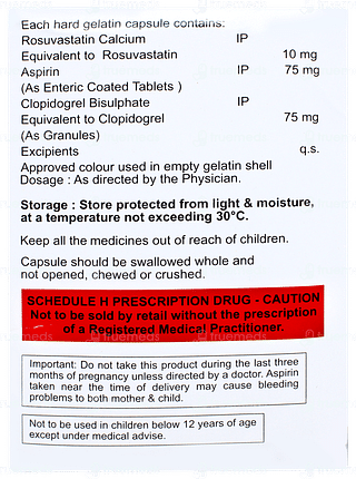 Rosycap Gold 10/75 Capsule 15