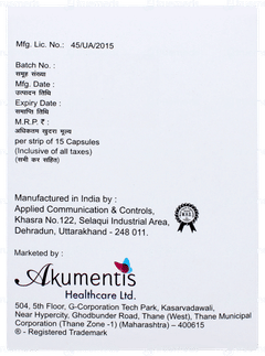 Rosycap Gold 10/75 Capsule 15