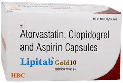 Lipitab Gold 10 Capsule 10 Lipitab Gold 10 Capsule 10