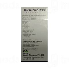 Budirik 400/6 MCG Capsule 30