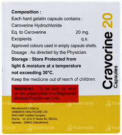 Cravorine 20 Capsule 10 Cravorine 20 Capsule 10