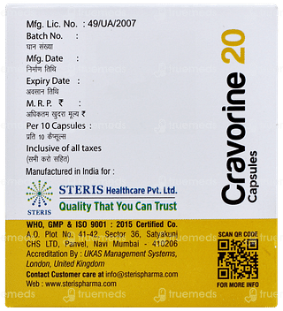 Cravorine 20 Capsule 10