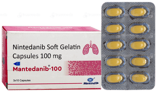 Mantedanib 100 Capsule 10
