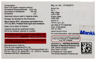 Mantedanib 100 Capsule 10