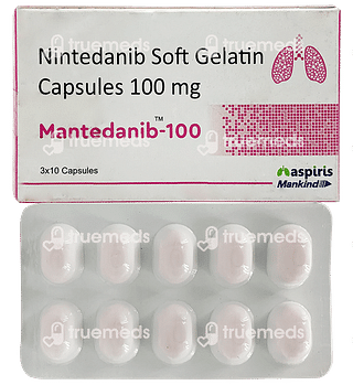 Mantedanib 100 MG Capsule 10