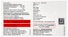 Mantedanib 150 Capsule 10 Mantedanib 150 Capsule 10