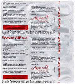 Rosycap Asp 10/75 Capsule 15 Rosycap Asp 10/75 Capsule 15