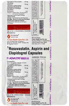 Advastat Gold 20 Capsule 10 Advastat Gold 20 Capsule 10