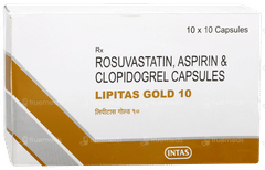 Lipitas Gold 10 Capsule 10 Lipitas Gold 10 Capsule 10