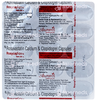 Rosycap Cv 10/75 MG Capsule 15