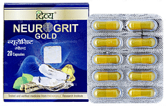 Patanjali Divya Neurogrit Gold Capsule 20 Patanjali Divya Neurogrit Gold Capsule 20