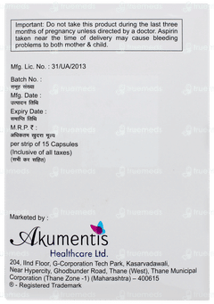 Rosycap Asp 20/75 Capsule 15 Rosycap Asp 20/75 Capsule 15