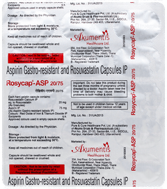 Rosycap Asp 20/75 Capsule 15 Rosycap Asp 20/75 Capsule 15
