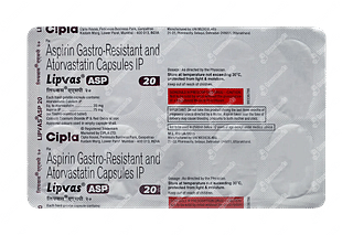 Lipvas Asp 20/75 MG Capsule 10