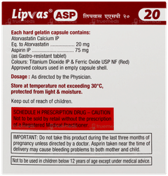 Lipvas Asp 20 Capsule 10